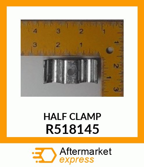 CLAMP, OIL TUBE FRONT HALF W/TAB R518145