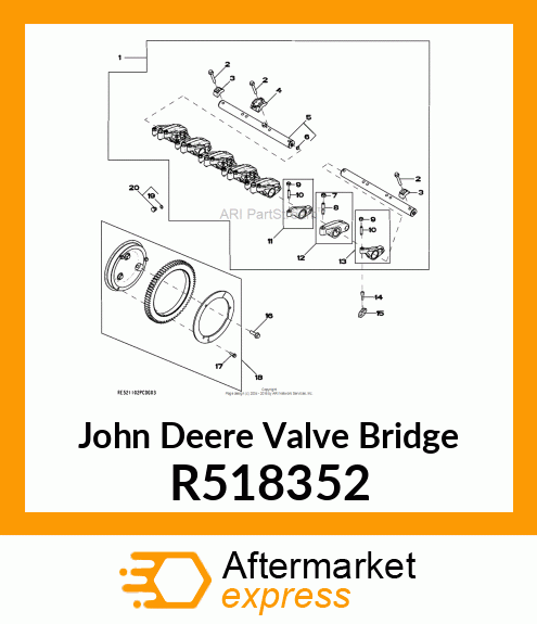 S650 TIER 3 VALVE BRIDGE R518352