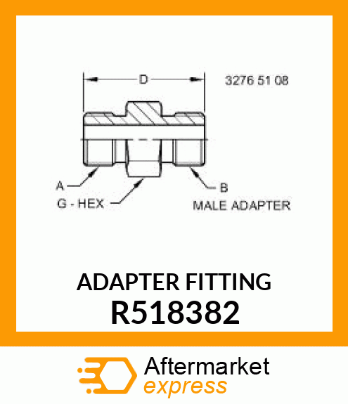 ADAPTER FITTING R518382