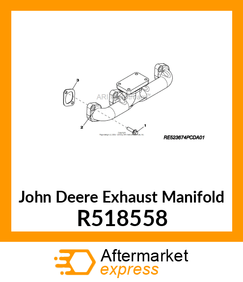 MANIFOLD, EXHAUST, 4C R518558