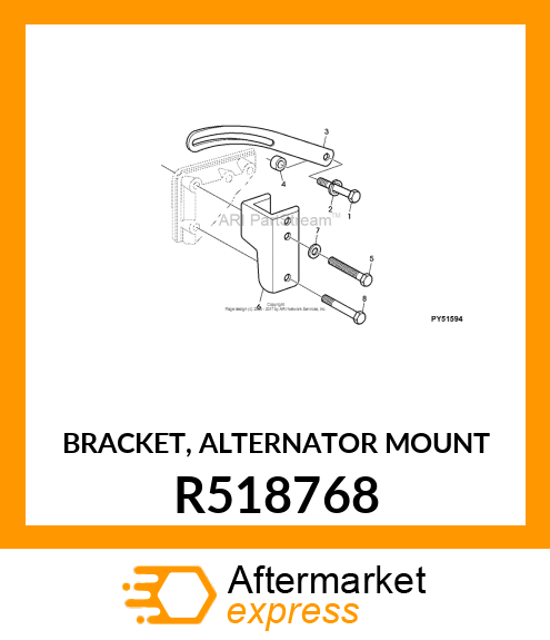 BRACKET, ALTERNATOR MOUNT R518768