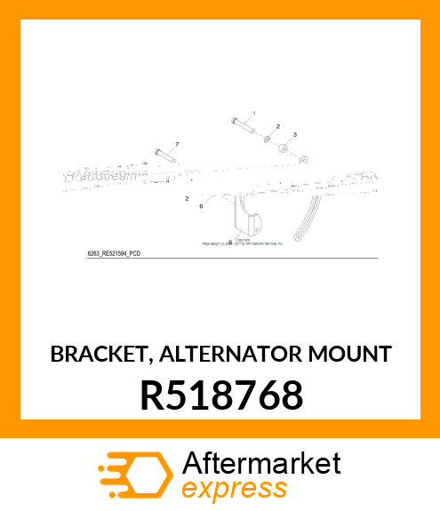 BRACKET, ALTERNATOR MOUNT R518768