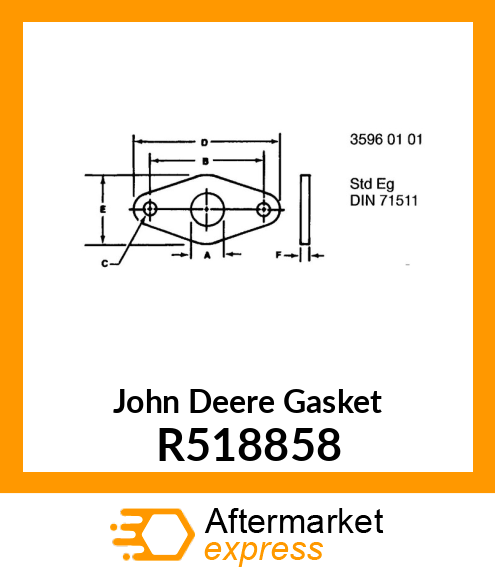 GASKET, EGR R518858