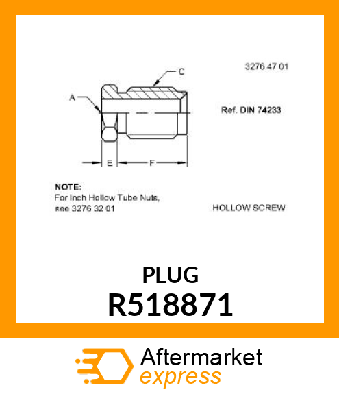 TUBE NUT R518871