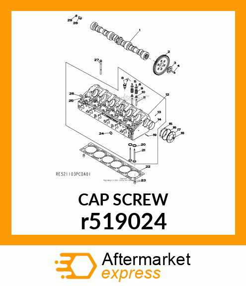 CAP SCREW r519024