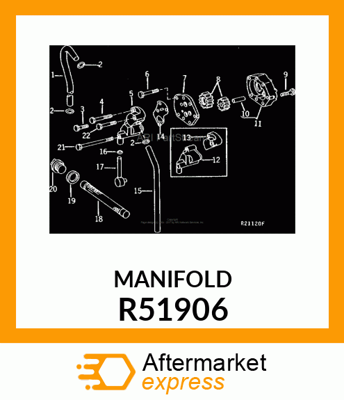 MANIFOLD,TRANS OIL PUMP R51906