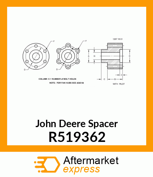 FAN SPACER R519362