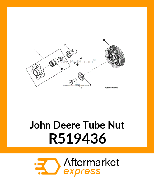 TUBE NUT R519436