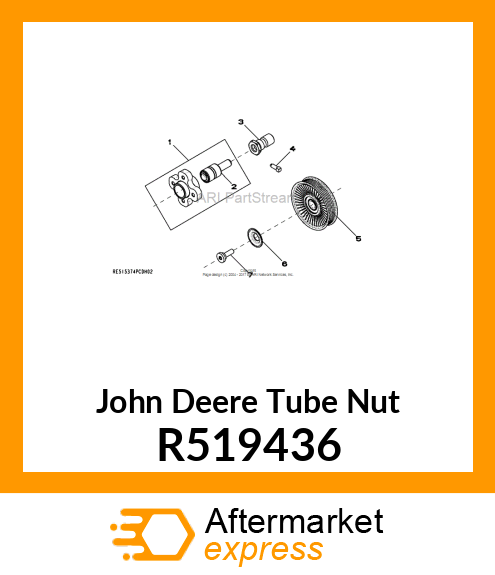 TUBE NUT R519436