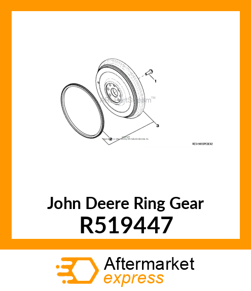 RING GEAR,FLYWHEEL R519447