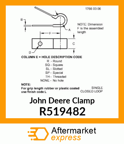 CLAMP,TUBE R519482