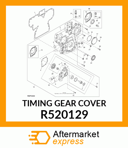 TIMING GEAR COVER R520129