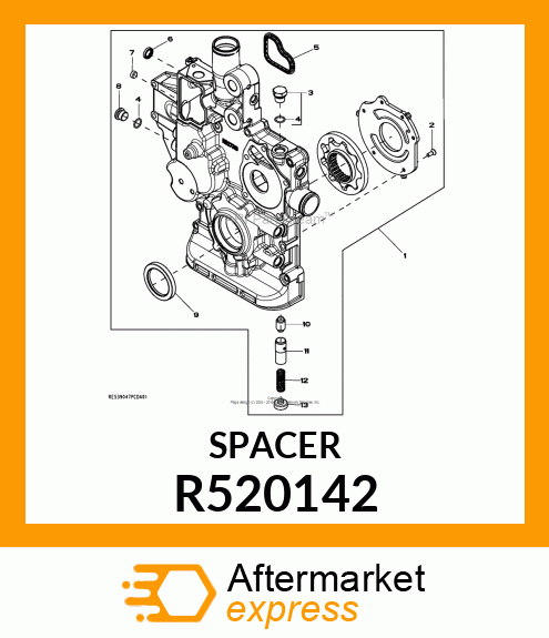 VALVE SEAT, OIL PRESSURE REGULATION R520142