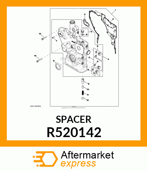 VALVE SEAT, OIL PRESSURE REGULATION R520142