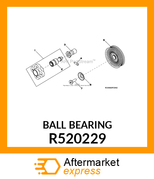 BALL BEARING R520229