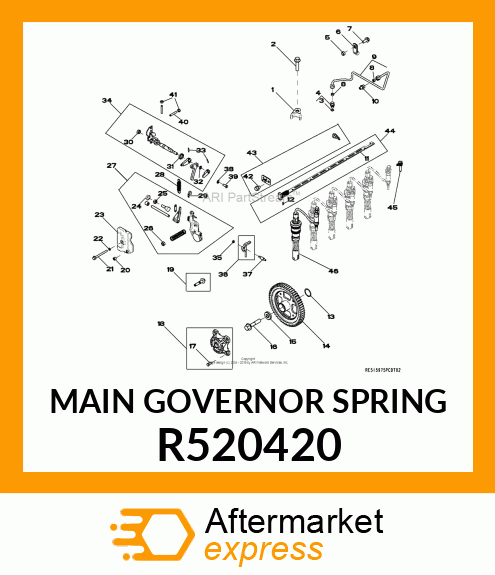 MAIN GOVERNOR SPRING R520420