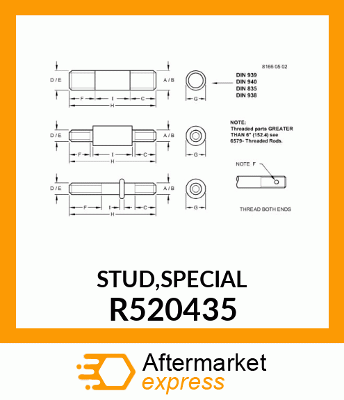 STUD,SPECIAL R520435