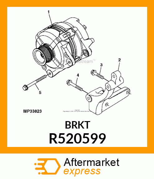 ALTERNATOR BRACKET R520599