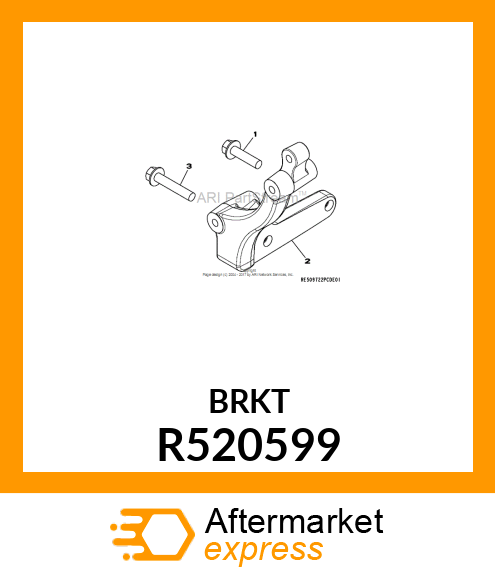 ALTERNATOR BRACKET R520599