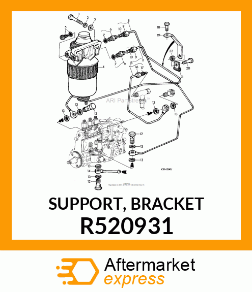 SUPPORT, BRACKET R520931