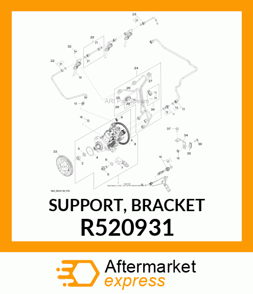 SUPPORT, BRACKET R520931