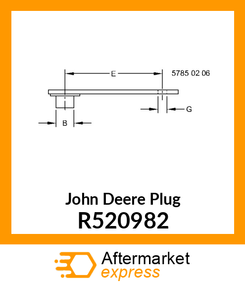 PLUG, PLASTIC DOUBLE 10,5X30 AXE 64 R520982