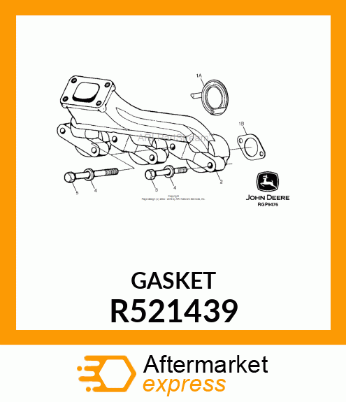 GASKET, EXHAUST MANIFOLD R521439