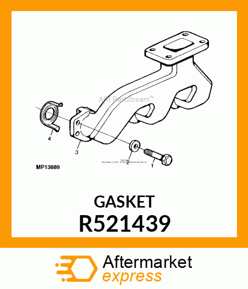 GASKET, EXHAUST MANIFOLD R521439