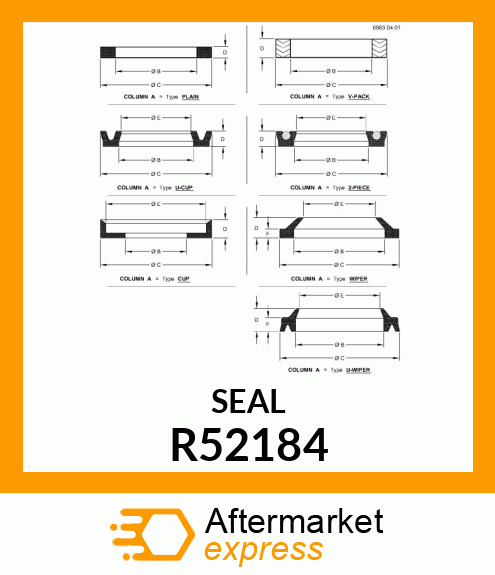 SEAL, PACKING R52184