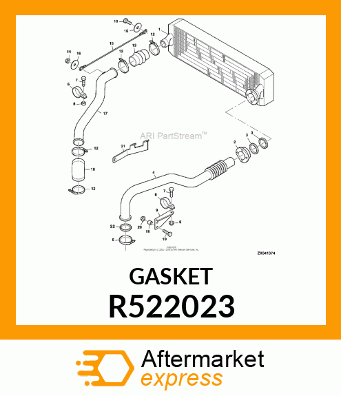 GASKET, COMPRESSOR OUTLET R522023