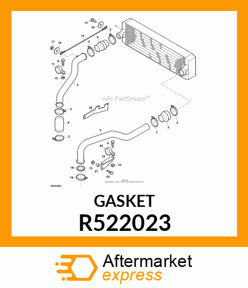 GASKET, COMPRESSOR OUTLET R522023