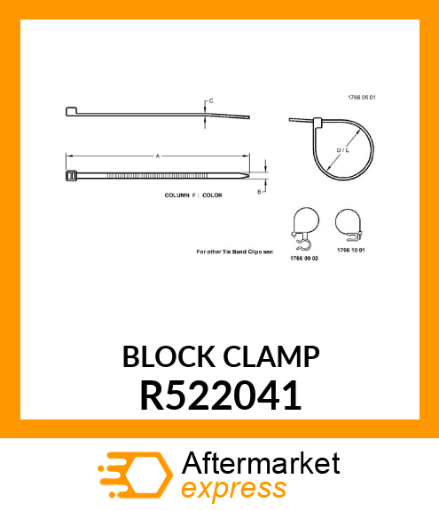 BLOCK CLAMP R522041