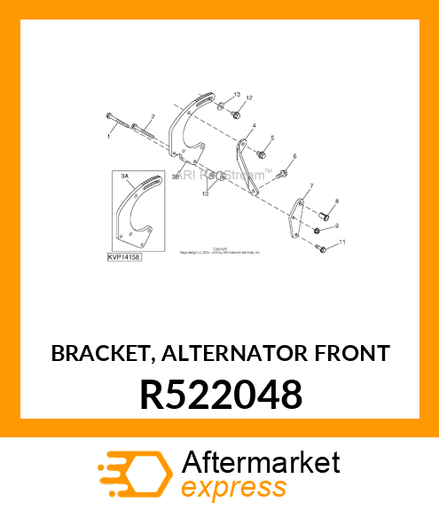 BRACKET, ALTERNATOR FRONT R522048