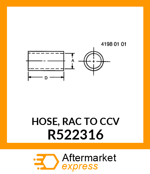 HOSE, RAC TO CCV R522316