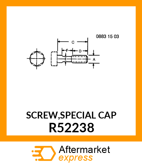 SCREW,SPECIAL CAP R52238