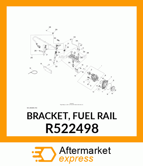 BRACKET, FUEL RAIL R522498