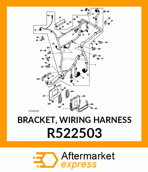 BRACKET, WIRING HARNESS R522503