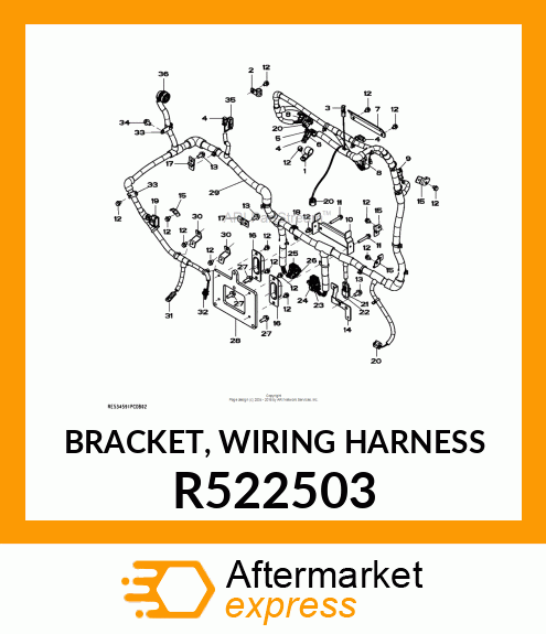 BRACKET, WIRING HARNESS R522503