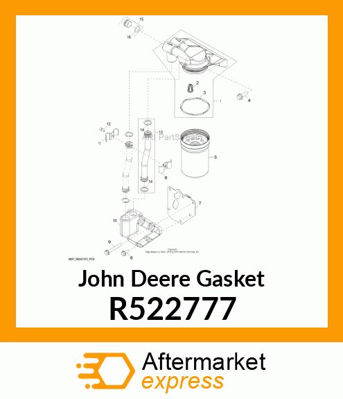 GASKET,OIL FILTER ADAPTER R522777