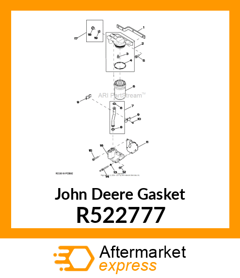 GASKET,OIL FILTER ADAPTER R522777