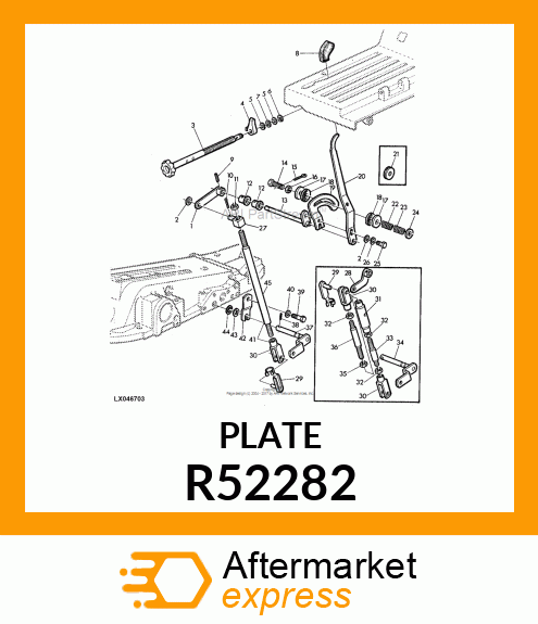 PLATE,FRICTION R52282