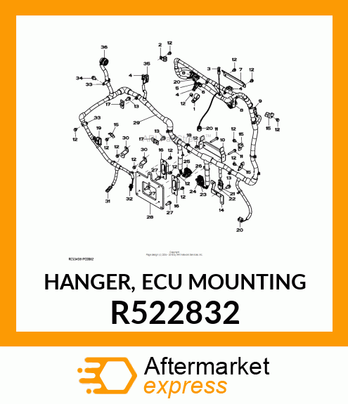 HANGER, ECU MOUNTING R522832