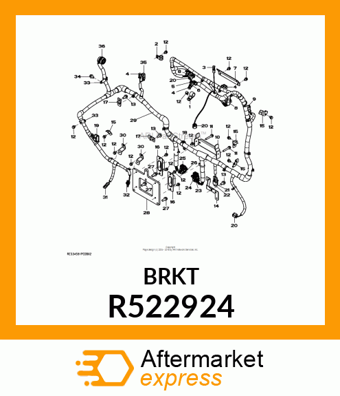 BRACKET, WIRING HARNESS R522924