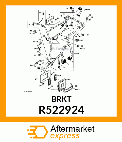 BRACKET, WIRING HARNESS R522924