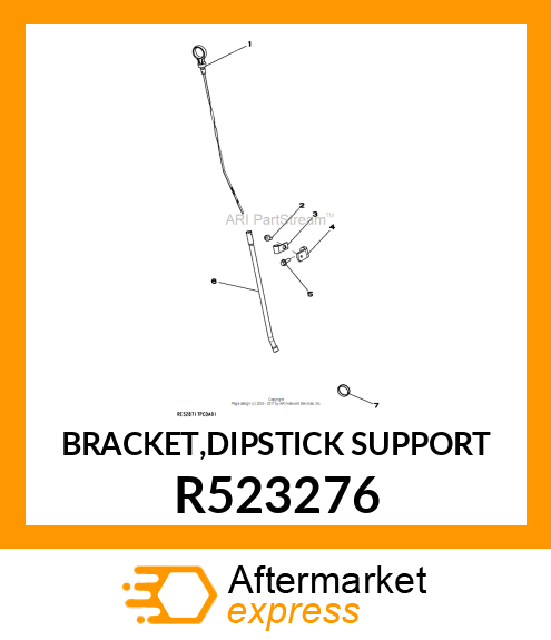 BRACKET,DIPSTICK SUPPORT R523276