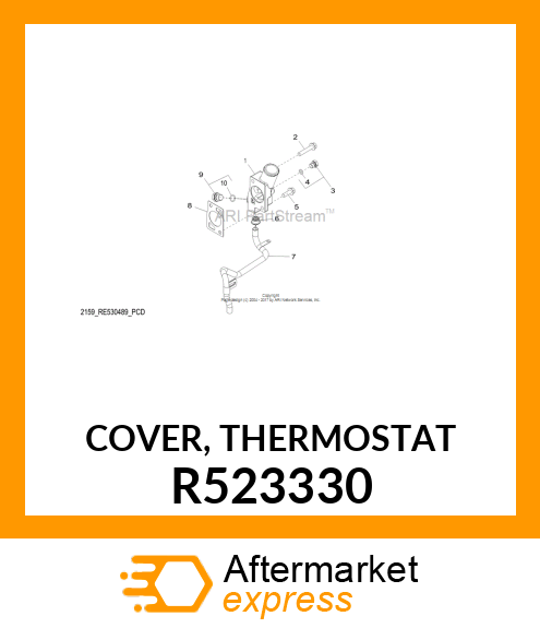 COVER, THERMOSTAT R523330