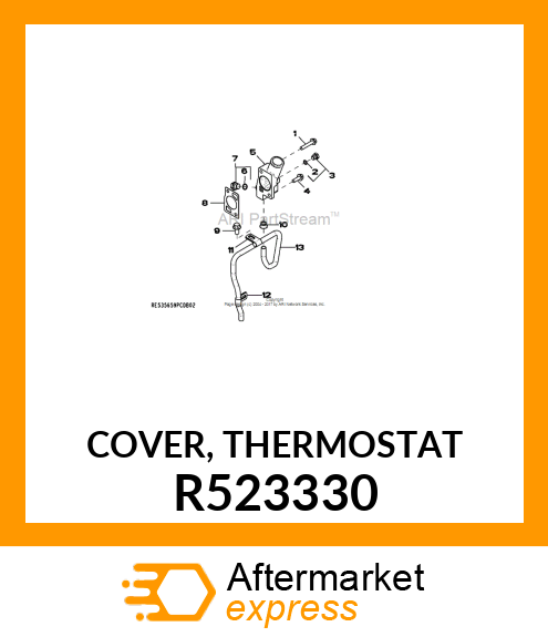 COVER, THERMOSTAT R523330