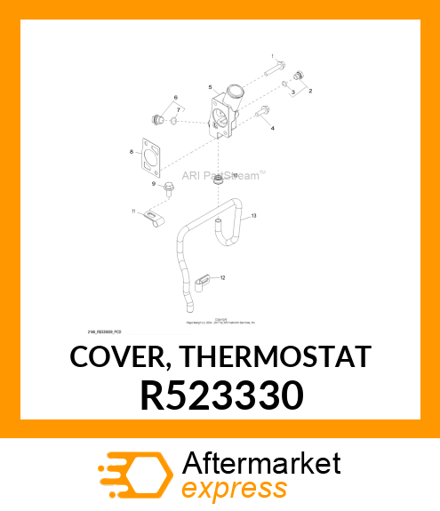 COVER, THERMOSTAT R523330