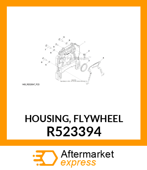 HOUSING, FLYWHEEL R523394