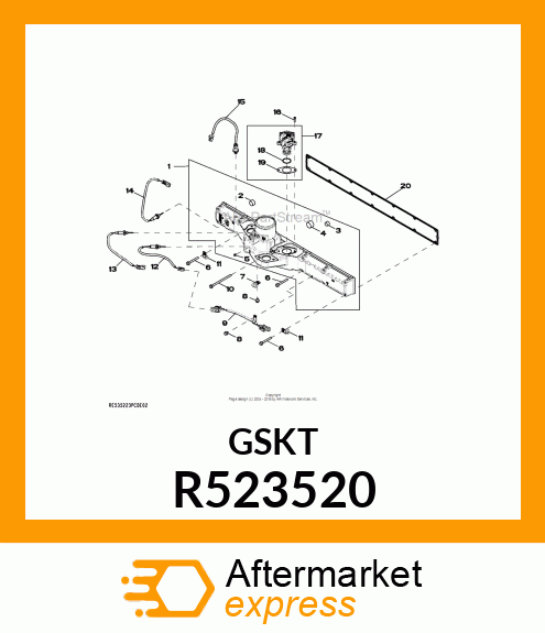 GASKET,INTAKE MANIFOLD R523520